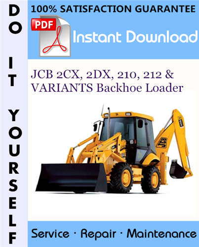 Thumbnail JCB 2CX, 2DX, 210, 212 & VARIANTS Backhoe Loader Service Repair Workshop Manual ☆ Thumbnail JCB 2CX, 2DX, 210, 212 & VARIANTS Backhoe Loader Service Repair Workshop Manual ☆