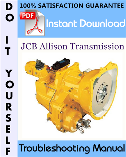Thumbnail JCB Allison Transmission Troubleshooting Manual ☆