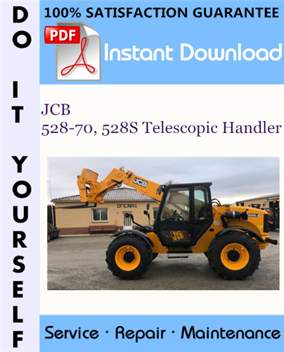 Thumbnail JCB 528-70, 528S Telescopic Handler Service Repair Workshop Manual ☆