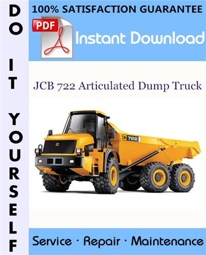 Thumbnail JCB 722 Articulated Dump Truck Service Repair Workshop Manual ☆