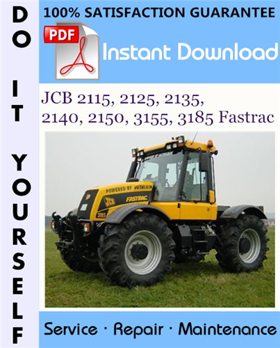Thumbnail JCB 2115, 2125, 2135, 2140, 2150, 3155, 3185 Fastrac Service Repair Workshop Manual ☆