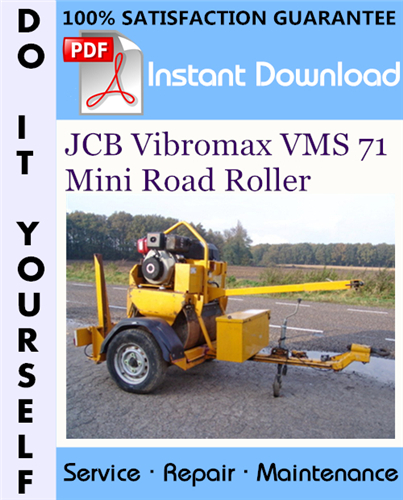 Thumbnail JCB Vibromax VMS 71 Mini Road Roller Service Repair Workshop Manual ☆