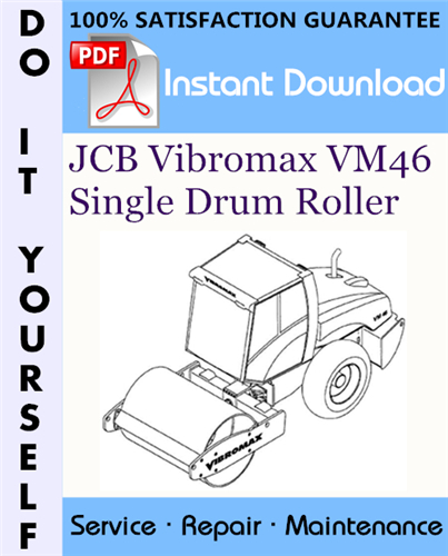 Thumbnail JCB Vibromax VM46 Single Drum Roller Service Repair Workshop Manual ☆