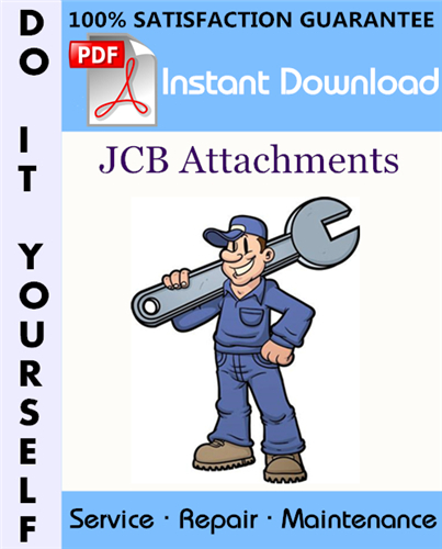 Thumbnail JCB Attachments Service Repair Workshop Manual ☆