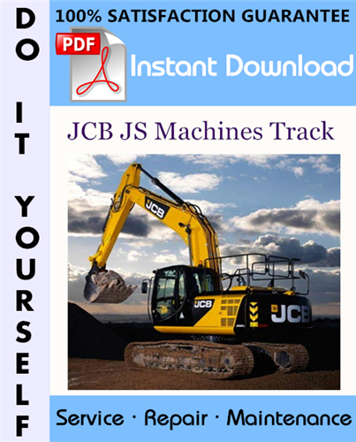 Thumbnail JCB JS Machines Track Service Repair Workshop Manual ☆