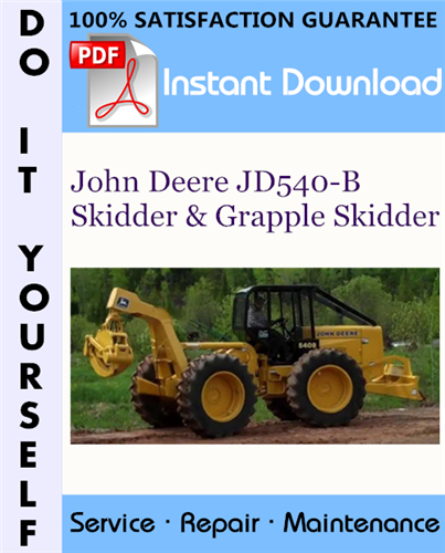 Thumbnail John Deere JD540-B Skidder & Grapple Skidder Repair Technical Manual ☆ Thumbnail John Deere JD540-B Skidder & Grapple Skidder Repair Technical Manual ☆