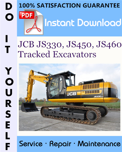 Thumbnail JCB JS330, JS450, JS460 Tracked Excavators Service Repair Workshop Manual ☆