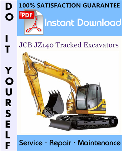 Thumbnail JCB JZ140 Tracked Excavators Service Repair Workshop Manual ☆