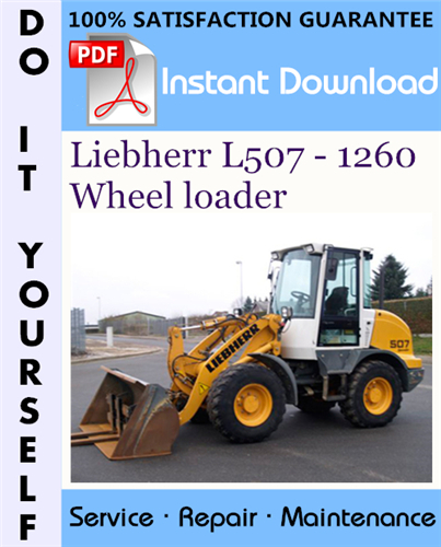 Thumbnail Liebherr L507 - 1260 Wheel loader Service Repair Workshop Manual ☆