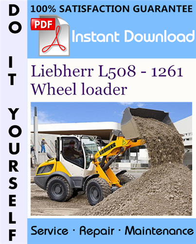 Thumbnail Liebherr L508 - 1261 Wheel loader Service Repair Workshop Manual ☆
