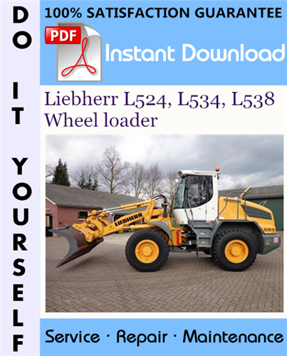 Thumbnail Liebherr L524, L534, L538 Wheel loader Service Repair Workshop Manual ☆