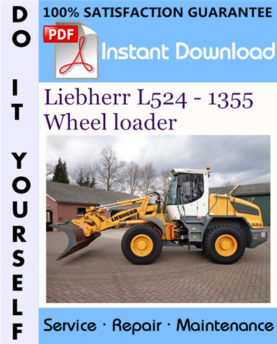 Thumbnail Liebherr L524 - 1355 Wheel loader Service Repair Workshop Manual ☆