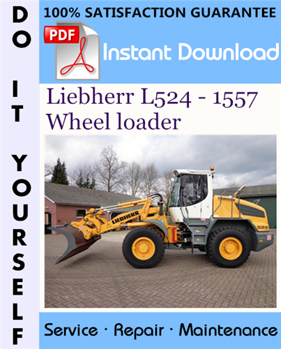 Thumbnail Liebherr L524 - 1557 Wheel loader Service Repair Workshop Manual ☆