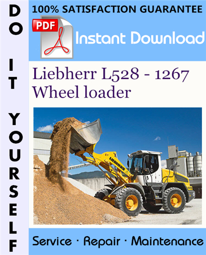 Thumbnail Liebherr L528 - 1267 Wheel loader Service Repair Workshop Manual ☆