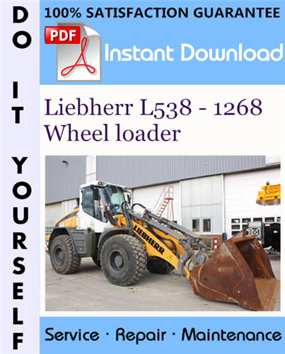 Thumbnail Liebherr L538 - 1268 Wheel loader Service Repair Workshop Manual ☆