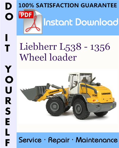 Thumbnail Liebherr L538 - 1356 Wheel loader Service Repair Workshop Manual ☆