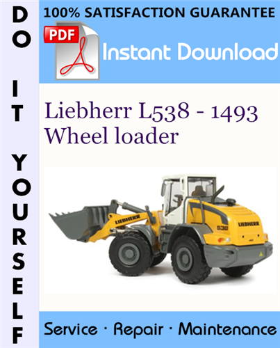 Thumbnail Liebherr L538 - 1493 Wheel loader Service Repair Workshop Manual ☆
