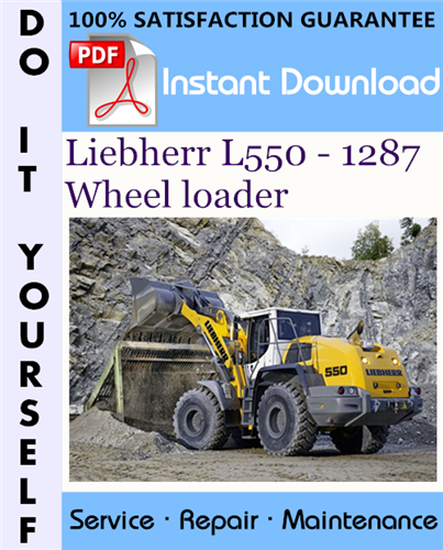 Thumbnail Liebherr L550 - 1287 Wheel loader Service Repair Workshop Manual ☆