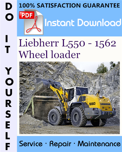 Thumbnail Liebherr L550 - 1562 Wheel loader Service Repair Workshop Manual ☆