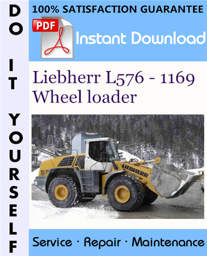 Thumbnail Liebherr L576 - 1169 Wheel loader Service Repair Workshop Manual ☆