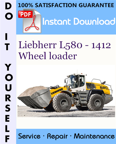 Thumbnail Liebherr L580 - 1412 Wheel loader Service Repair Workshop Manual ☆
