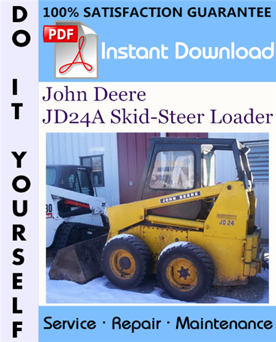 Thumbnail John Deere JD24A Skid-Steer Loader Technical Manual ☆ Thumbnail John Deere JD24A Skid-Steer Loader Technical Manual ☆