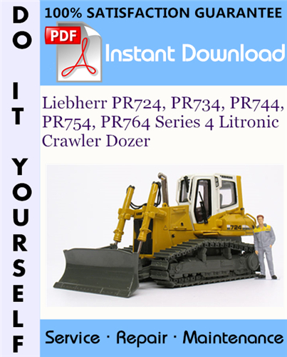 Thumbnail Liebherr PR724, PR734, PR744, PR754, PR764 Series 4 Litronic Crawler Dozer Service Repair Workshop Manual ☆ Thumbnail Liebherr PR724, PR734, PR744, PR754, PR764 Series 4 Litronic Crawler Dozer Service Repair Workshop Manual ☆