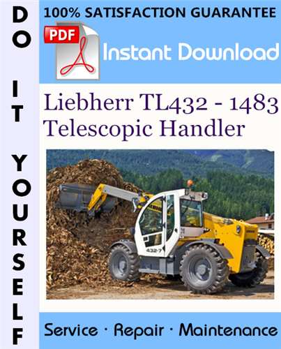 Thumbnail Liebherr TL432 - 1483 Telescopic Handler Service Repair Workshop Manual ☆