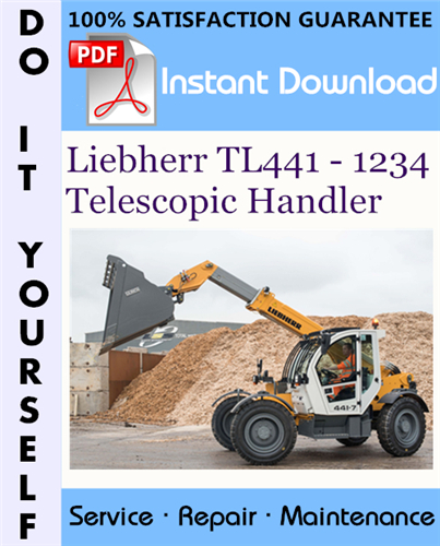 Thumbnail Liebherr TL441 - 1234 Telescopic Handler Service Repair Workshop Manual ☆