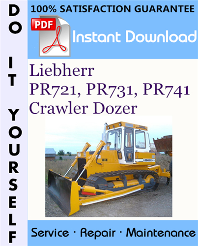 Thumbnail Liebherr PR721, PR731, PR741 Crawler Dozer Service Repair Workshop Manual ☆