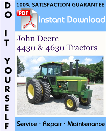 Thumbnail John Deere 4430 & 4630 Tractors Technical Manual ☆
