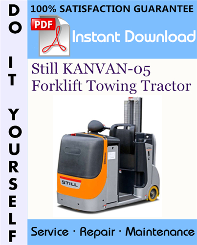 Thumbnail Still KANVAN-05 Forklift Towing Tractor Service Repair Workshop Manual ☆