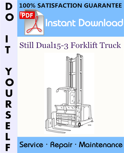 Thumbnail Still Dual15-3 Forklift Truck Service Repair Workshop Manual ☆