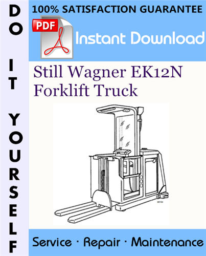Thumbnail Still Wagner EK12N Forklift Truck Service Repair Workshop Manual ☆ Thumbnail Still Wagner EK12N Forklift Truck Service Repair Workshop Manual ☆