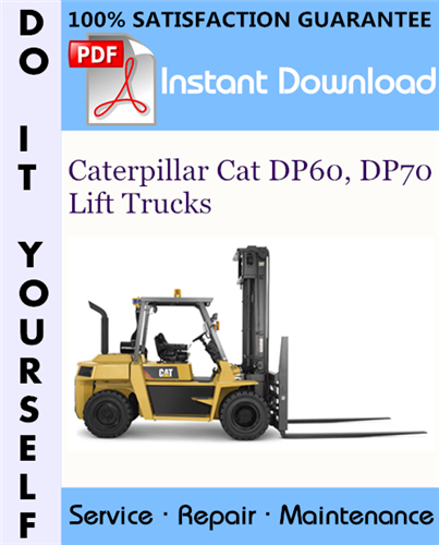 Thumbnail Caterpillar Cat DP60, DP70 Lift Trucks Service Repair Workshop Manual ☆