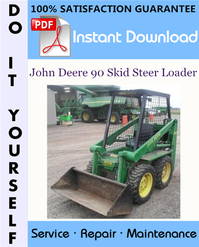 Thumbnail John Deere 90 Skid Steer Loader Technical Manual ☆