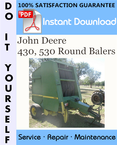 Thumbnail John Deere 430, 530 Round Balers Service Repair Workshop Manual ☆