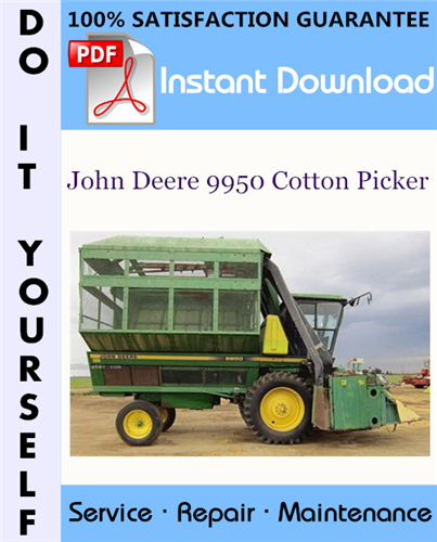 Thumbnail John Deere 9950 Cotton Picker Technical Manual ☆