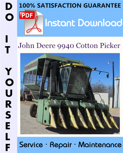 Thumbnail John Deere 9940 Cotton Picker Technical Manual ☆