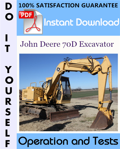 Thumbnail John Deere 70D Excavator Operation and Tests Technical Manual ☆ Thumbnail John Deere 70D Excavator Operation and Tests Technical Manual ☆