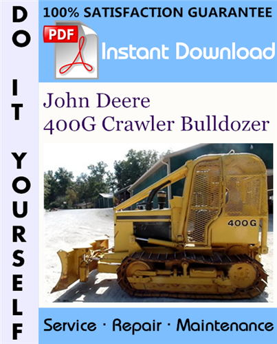 Thumbnail John Deere 400G Crawler Bulldozer Repair Technical Manual ☆ Thumbnail John Deere 400G Crawler Bulldozer Repair Technical Manual ☆