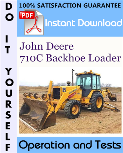 Thumbnail John Deere 710C Backhoe Loader Operation and Tests Technical Manual ☆