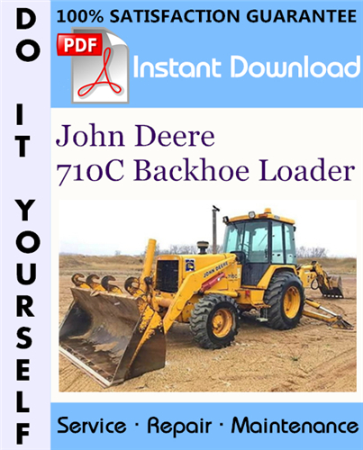 Thumbnail John Deere 710C Backhoe Loader Repair Technical Manual ☆