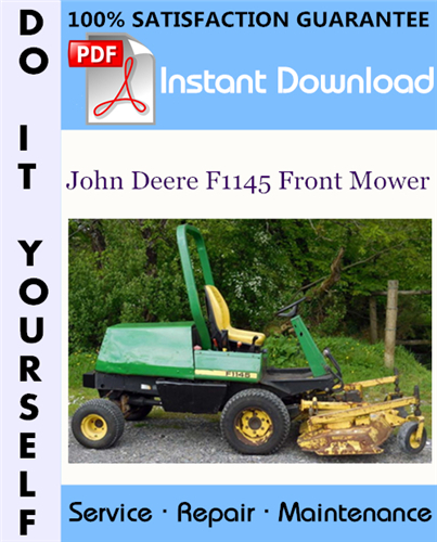 Thumbnail John Deere F1145 Front Mower Technical Manual ☆ Thumbnail John Deere F1145 Front Mower Technical Manual ☆