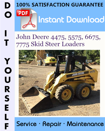 Thumbnail John Deere 4475, 5575, 6675, 7775 Skid Steer Loaders Technical Manual ☆ Thumbnail John Deere 4475, 5575, 6675, 7775 Skid Steer Loaders Technical Manual ☆