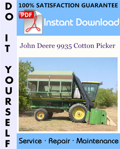 Thumbnail John Deere 9935 Cotton Picker Technical Manual ☆