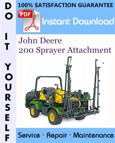Thumbnail John Deere 200 Sprayer Attachment Service Repair Workshop Manual ☆ Thumbnail John Deere 200 Sprayer Attachment Service Repair Workshop Manual ☆