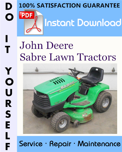 Thumbnail John Deere Sabre Lawn Tractors Technical Manual ☆