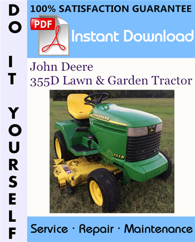 Thumbnail John Deere 355D Lawn & Garden Tractor Technical Manual ☆