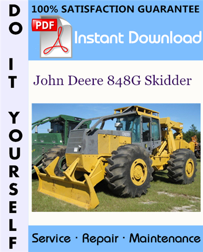 Thumbnail John Deere 848G Skidder Technical Manual ☆